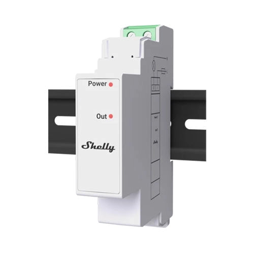 Shelly Pro 3EM-400A (3-Phase Electricity Monitor) Relay with 3x 400A Clamps, compatible with Alexa, Google Home, Android and iOS, DIN-rail mountable