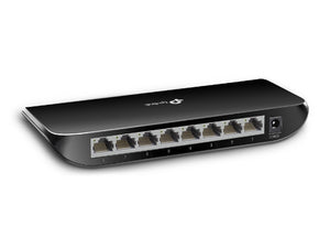 Tp-Link TL-SG1008D 8Port Gigabit Desktop Switch, Plastic Case, Features 8x10/100/1000Mbps ports, Auto MDI/MDIX, Power Budget According to Cable Length
