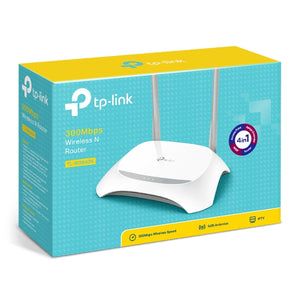 TP-Link N300 WiFi Router, 300Mbps Wireless N Speed, 802.11B/G/N, Easy Parental Control, Guest Network Access, Easy Setup and Use, 2× Fixed ANT, WR840N