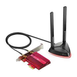 TP-Link Archer TX3000E Wi-Fi 6 PCIe Adapter, AX3000, 2402Mbps at 5GHz + 574Mbps at 2.4GHz, Bluetooth 5.0, Intel Chipset, TP-ArcherTX3000E