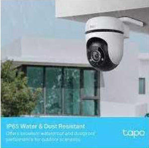 TP-Link Tapo Outdoor Pan/Tilt Security Wi-Fi Camera, 1080p (1920*1080), 2.4 GHz, Horizontal 360º, Smart Detection and Notifications, Tapo C500