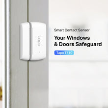 Load image into Gallery viewer, TP-Link Smart Door/Window Sensor, 868MHz, battery powered(1*CR2032), 3m tape paste, monitors the opening &amp; closing of windows, doors, cabinets, fridge
