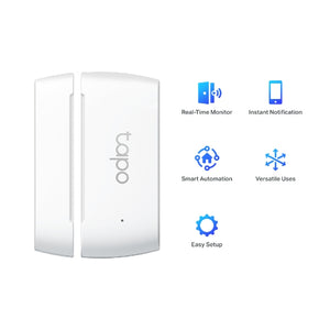 TP-Link Smart Door/Window Sensor, 868MHz, battery powered(1*CR2032), 3m tape paste, monitors the opening & closing of windows, doors, cabinets, fridge