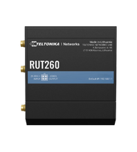 Load image into Gallery viewer, Teltonika RUT260 4G LTE Cat 6 Router, WiFi 4, 1x WAN(100Mbps) port, 1x LAN(100Mbps) ports, Cellular speeds of up to 300Mbps with carrier aggregation
