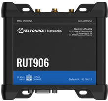 Load image into Gallery viewer, Teltonika RUT906 LTE Cat 4 GNSS antenna or DinRail Router, Dual-SIM, 1 x 100Mbps WAN port, 3 x WAN 100 Mbps ports, MoDBUS RS232/RS485 LTE Router
