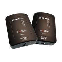 Load image into Gallery viewer, Inogeni - U-Bridge USB 2.0 video camera and audio extender enables high-speed USB 2.0 connections up to 100 m /330 ft. over a single CAT 5e/6/7 cable
