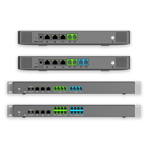 Grandstream VoIP PBX, No Video Support, 8x FXS and 8x FXO, UCM6308A, 200 Simultaneous Calls, 1500 SIP clients, LCD Display, Built in Instant Messaging