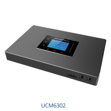 Load image into Gallery viewer, Grandstream GS-UCM6302 VoIP PBX, featuring 2x FXS and 2x FXO, with 150 Simultaneous Calls, 1000 SIP clients, LCD Display, OPUS Supported
