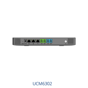 Grandstream GS-UCM6302 VoIP PBX, featuring 2x FXS and 2x FXO, with 150 Simultaneous Calls, 1000 SIP clients, LCD Display, OPUS Supported