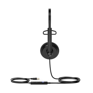 Yealink UH34 Lite Single Earpiece USB Headset with Foam Ear Cushions, Plug & play, USB Support, Single earpiece, HD voice, noise-cancelling Microphone