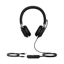 Load image into Gallery viewer, Yealink UH38 Dual Earpiece Headset with USB and Bluetooth - Professional Quality Audio for Business Calls and Music Listening
