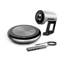 Load image into Gallery viewer, Yealink VC Kit For Huddle Rooms UVC30 4K USB EPTZ Camera, CP900 Speakerphone, B-Y-O-D, Compatible with Teams, Zoom, 3CX Webmeeting, Skype, GoogleMeet
