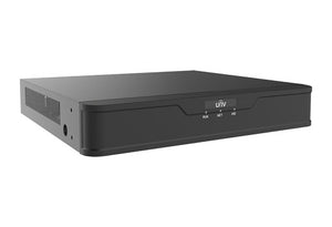 UNV - H.265 - Hybrid NVR - 16 CHannel Analog XVR, Uniview 16 Channel Analog or 8 channel IP camera, 40Mbps Incoming Bandwidth, 1x HDD slot up to 8TB