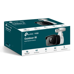 TP-Link VIGI 2MP Outdoor Bullet Network Camera,IR, PoE, 4 mm Fixed Lens, IP67, Human & Vehicle Classification, Only Human Classification On - C320I4MM