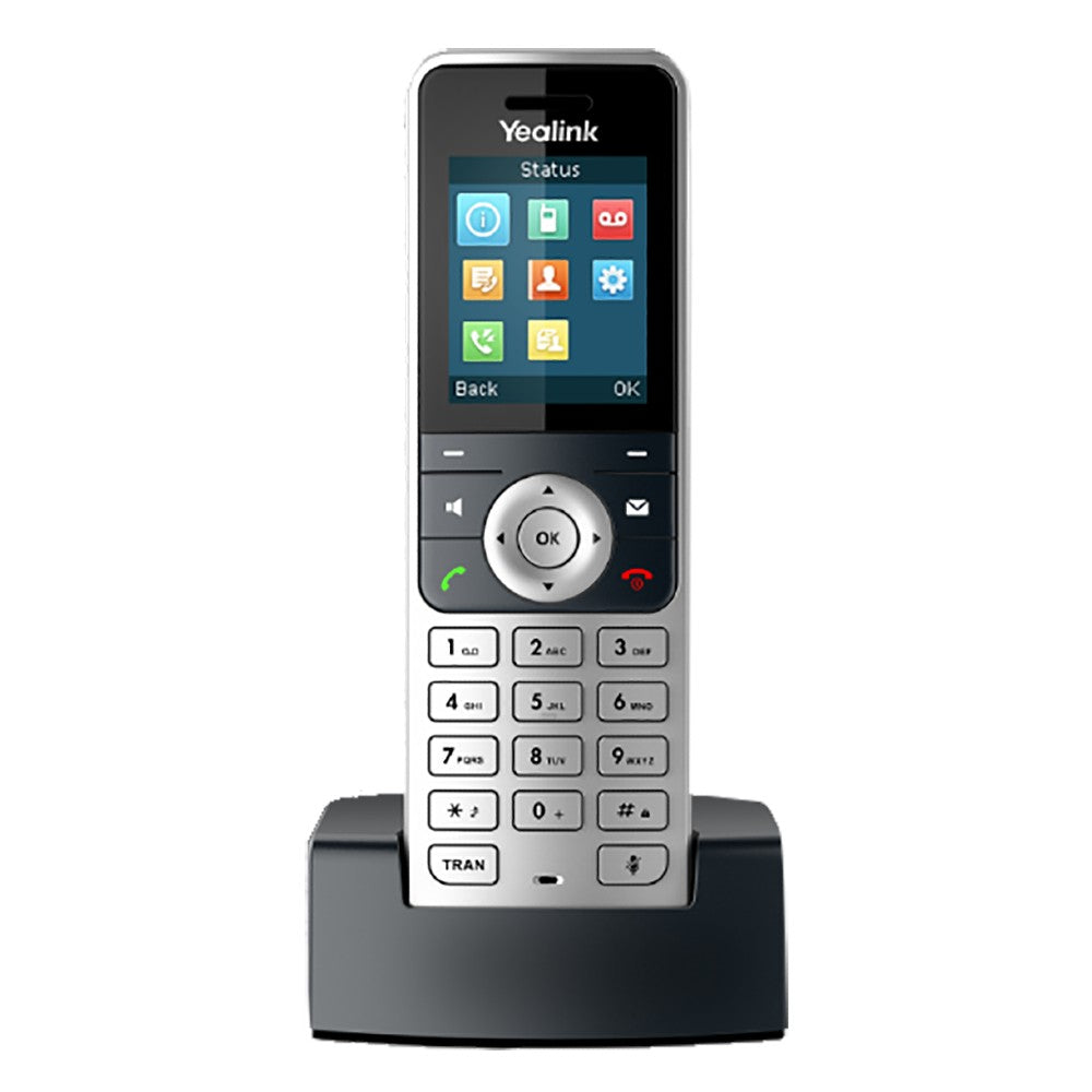 Yealink W53H Mid-Level DECT Handset, Compatible with Yealink Multi-Cell DECT solution (W80B/W80B-DM), 1.8