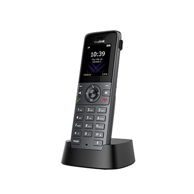 Yealink AX83H, Portable IP Cordless Phone with built-in Wi-Fi, Includes Charger
