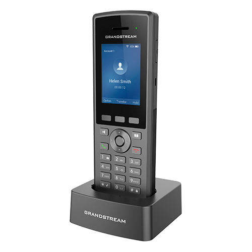 Grandstream GS-WP825 Enterprise Ruggedized Cordless WiFi VoIP Phone - IP67 Rated, with 2-Lines, Dual-Band 802.11a/b/g/n/ac, HD Voice, 8 Hour Talk Time