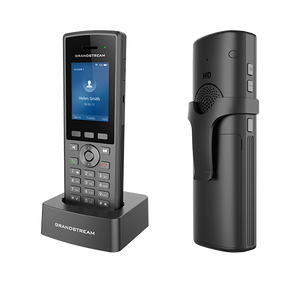 Grandstream GS-WP825 Enterprise Ruggedized Cordless WiFi VoIP Phone - IP67 Rated, with 2-Lines, Dual-Band 802.11a/b/g/n/ac, HD Voice, 8 Hour Talk Time