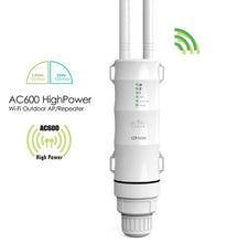 Load image into Gallery viewer, Wavlink High Power AC1200/600/300 Outdoor Repeater AP WiFi Router Dual Dand 2.4G+5Ghz Long Range Extender
