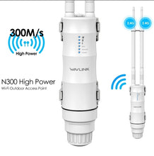 Load image into Gallery viewer, Wavlink High Power AC1200/600/300 Outdoor Repeater AP WiFi Router Dual Dand 2.4G+5Ghz Long Range Extender
