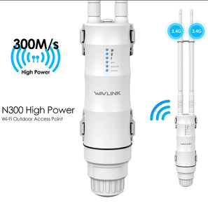 Wavlink High Power AC1200/600/300 Outdoor Repeater AP WiFi Router Dual Dand 2.4G+5Ghz Long Range Extender