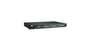 MOXA Modular managed Ethernet switch with 8 10/100BaseT(X) ports, 4 10/100/1000BaseT(X) or 100/1000BaseSFP IKS-6728A-4GTXSFP-HV-HV-T