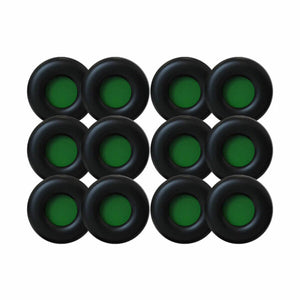Yealink Com-Ear-Lea-XX34 Leatherette Ear Cushions for Headsets, Compatible with Yealink YHS34 And UH34 Series (1 Set of 12 PCS), Com-Ear-Lea-XX34