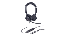 Load image into Gallery viewer, Yealink UH46 Dual USB Headset, USB-C with USB-C/A Adapter, Microsoft Teams Certified, 3-Mic &amp; AI Noise Cancellation, Flexible and Fast Plug-and-Play
