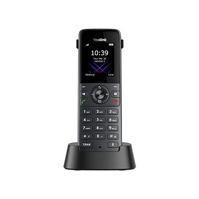 Yealink W73H DECT Handset, Compatible with W70B base station, W90 Multi-Cell system, 10 DECT cordless handsets per base station, 20 simultaneous calls