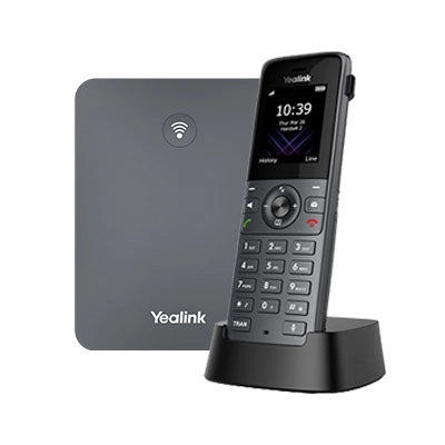 Yealink W74P IP DECT Phone & Base Station (Incl W70B + W74H), Scalable solution with superior performance, Optimized wireless communication experience