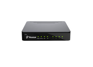 Yeastar P-Series PBX - 20 users, 10 concurrent calls, 4 Analog ports, Max Cellular Ports: 1, Supports FXS, GSM/3G/4G, BRI and FXO connectivity, P520