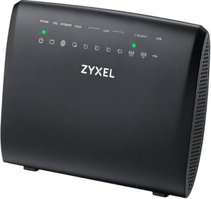 Zyxel VDSL2 Combo WAN Gateway With USB, 2.4 GHz 11n (2x2) for superior performance and coverage, 802.11n wireless data rates of up to 300 Mbps