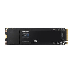 Samsung MZ-V9E1T0BW 990 EVO 1TB NVMe SSD - Read Speed up to 5000 MB/s; Write Speed to up 4200 MB/s; Random Read up to 680,000 IO