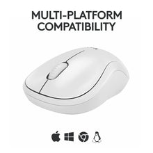 Load image into Gallery viewer, Logitech M240 Silent Bluetooth Mouse, Ambidextrous, wireless mouse, 3 buttons, Scroll type: Wheel. Power source: Batteries - Off White, 910-007120
