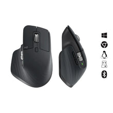 Load image into Gallery viewer, LOGI MX Master 3S Wireless Performance Mouse - Graphite - RF Wireless + Bluetooth, 910-006559
