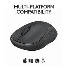 Load image into Gallery viewer, Logitech M240 Silent Bluetooth Mouse, Ambidextrous, 3 Buttons, wireless mouse - Graphite, 910-007119
