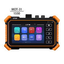 Load image into Gallery viewer, Tahlitech OTDR Tester Optic Time-domain Reflectometer 5.55 Inch Screen OPM VFL  UTP Cable Optic Fiber Tester Tool Kit
