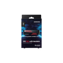 Load image into Gallery viewer, Samsung MZ-V9P2T0CW 990 Pro 2 TB NVMe SSD W/Heatsink - Read Speed up to 7450 MB/s; Write Speed up to 6900 MB/s; Component for PC
