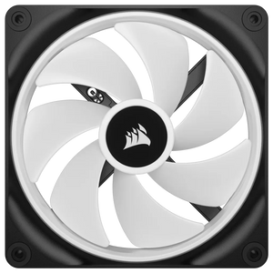 Corsair iCUE Link QX140 RGB 140mm PWM Fans Starter Kit, Fan diameter: 14 cm, Product colour: Black, White