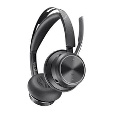 Load image into Gallery viewer, Poly Voyager Focus 2 Stereo USB-A Bluetooth Wireless Headset Rechargeable Li-ion BT700 Bluetooth USB adapter 76U46AA

