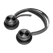 Load image into Gallery viewer, Poly Voyager Focus 2 Stereo USB-A Bluetooth Wireless Headset Rechargeable Li-ion BT700 Bluetooth USB adapter 76U46AA
