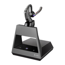 Load image into Gallery viewer, Poly Voyager 5200-M Office Wireless Headset with USB-C to Micro Cable, includes AC power adapter, Telephone interface cable (TIC) 8H5Q3AA
