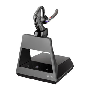 Poly Voyager 5200-M Office Wireless Headset with USB-C to Micro Cable, includes AC power adapter, Telephone interface cable (TIC) 8H5Q3AA