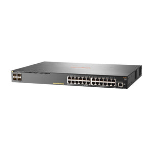 HPE Aruba 2930F 24-port Gigabit Ethernet (10/100/1000) PoE+ Managed Layer 3 Switch with 4x SFP+ ports 128Gbit/s switching JL255A