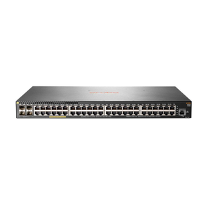 HPE Aruba 2930F 48-port Gigabit PoE+ Managed Layer 3 Switch with Gigabit Ethernet (10/100/1000), 4x SFP ports JL262A