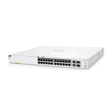 Load image into Gallery viewer, HPE Aruba Instant On 1960 24-port PoE GbE L2+ Smart Managed Switch with 24x RJ-45 10/100/1000 PoE (CL4 and CL6), 2x SFP+ 10GbE, 2x 10GBASE-T JL807A
