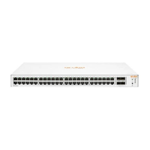 Load image into Gallery viewer, HPE Aruba Instant On 1830 48-port Gigabit L2 Smart Managed Switch with 48x RJ-45 10/100/1000 ports, 4 SFP 1GbE ports 104 Gbps Switching JL814A
