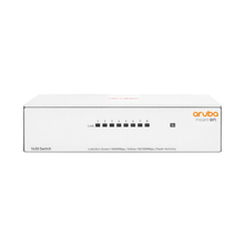 Load image into Gallery viewer, HPE Aruba Instant On 1430 8-port Gigabit Unmanaged L2 Switch, 8x RJ-45 autosensing 10/100/1000 ports, 16 Gbps Switching, 11.90 Mpps Throughput R8R45A
