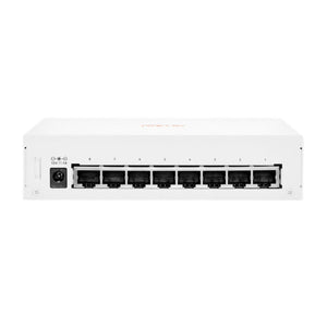 HPE Aruba Instant On 1430 8-port Gigabit Unmanaged L2 Switch, 8x RJ-45 autosensing 10/100/1000 ports, 16 Gbps Switching, 11.90 Mpps Throughput R8R45A