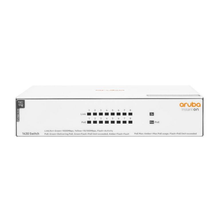 Load image into Gallery viewer, HPE Aruba Instant On 1430 8G 8-port PoE 64W GbE Unmanaged Switch with 8x RJ-45 autosensing Class4 PoE 10/100/1000 ports R8R46A
